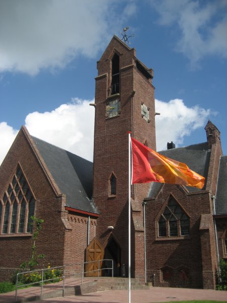 Huidige kerkgebouw van de Protestantse Gemeente Halfweg-Zwanenburg