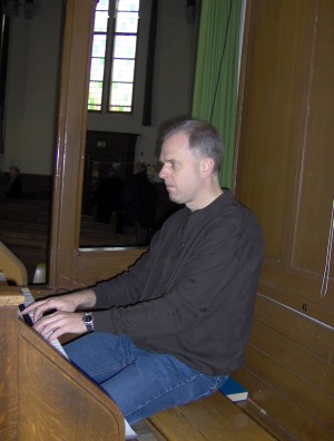 Dick Meijer - Een van de organisten van de Protestantse gemeente Halfweg-Zwanenburg