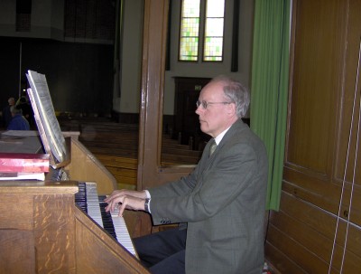 Hans Jütte - Een van de organisten van de Protestantse gemeente Halfweg-Zwanenburg